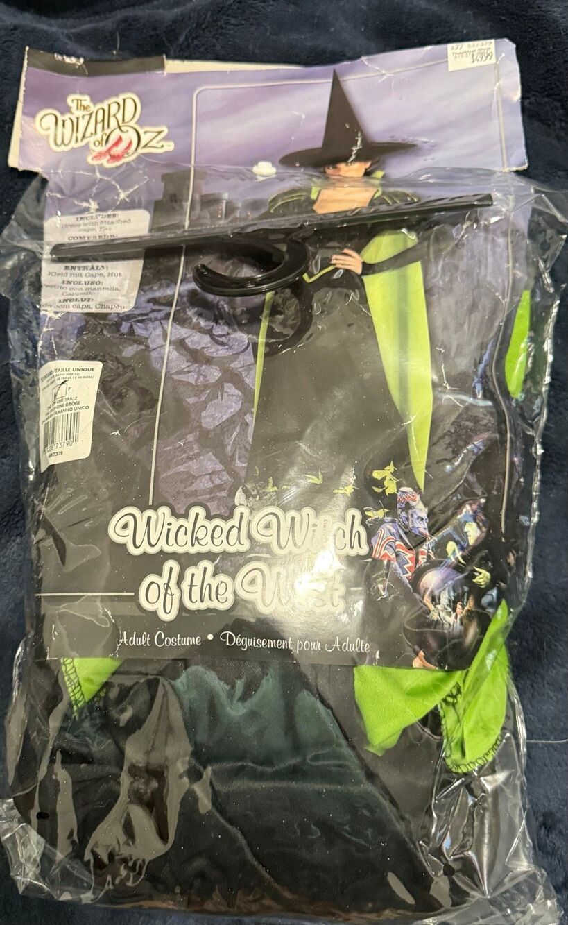 Rubies WICKED WITCH OF THE WEST Halloween Elephaba adult one size no hat